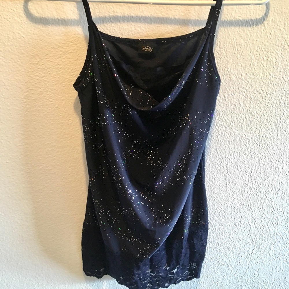 Blue Sparkle Top